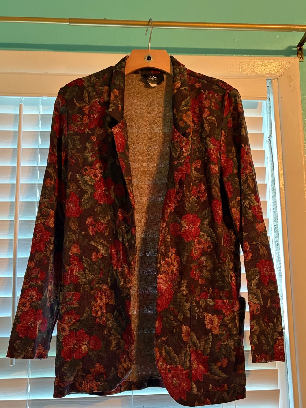 Vintage Floral Blazer